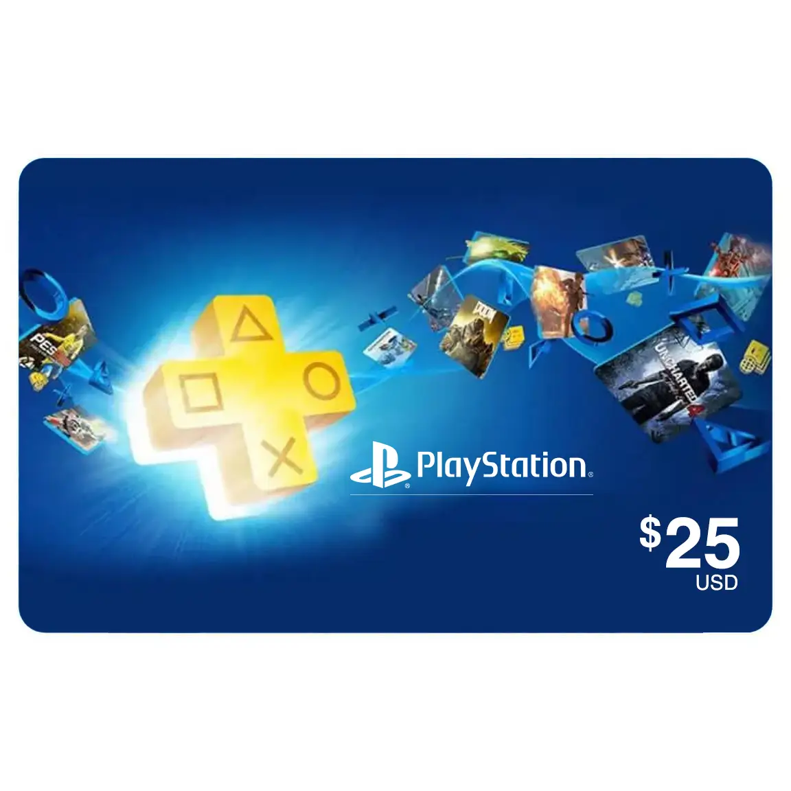 PlayStation Gift Card $25 (US) – Redeemable PSN Code for Games and DLC