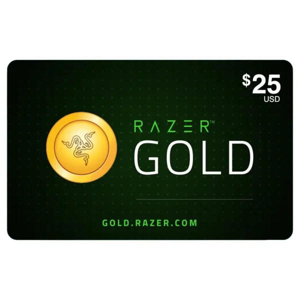 $25 Razer Gold Gift Card (US) - Enhance Your Gaming Experience